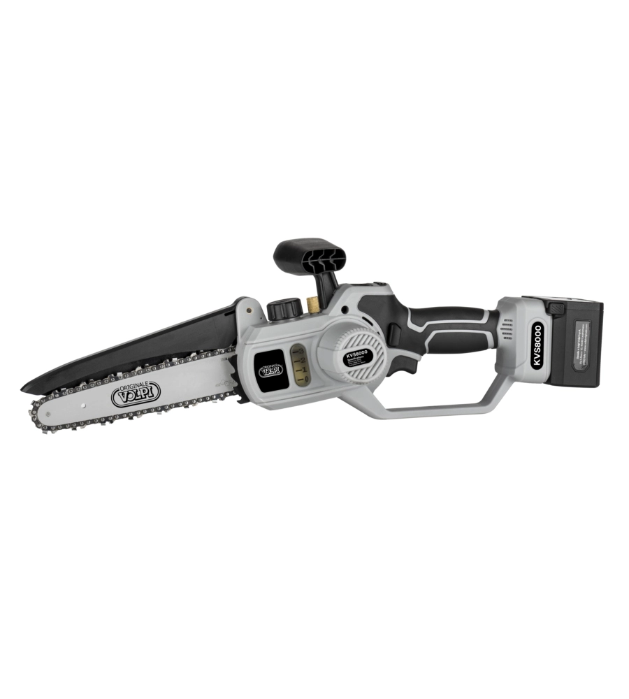 POTATORE A CATENA A BATTERIA VOLPI "KVS8000" BARRA 19 CM 2 BATTERIE 21,6V 4,0AH