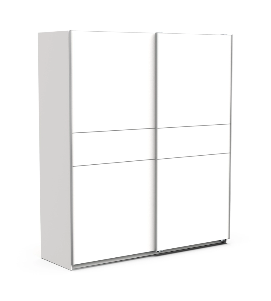 ARMADIO "GHOST" BIANCO CON ANTE SCORREVOLI, 178X59X203 CM