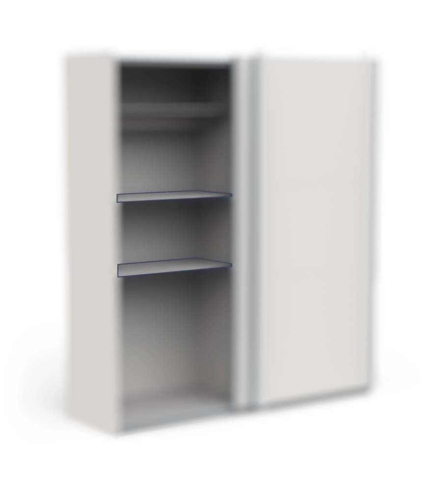 SET 2 RIPIANO PER ARMADIO "GHOST 180", 86,8X39,1X3 CM