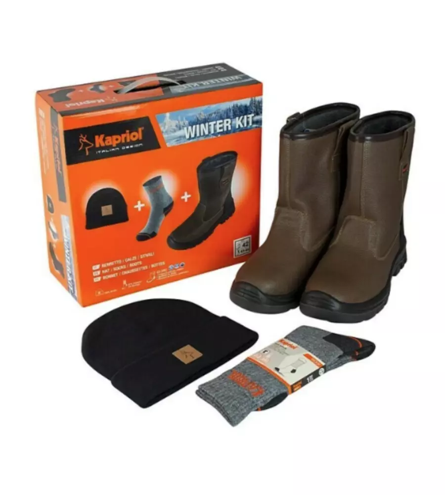 Kit Kapriol "Winter" con ontario berretto e calze numero 44