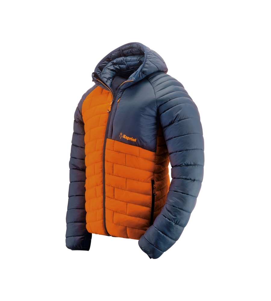 GIACCA PIUMINO DA LAVORO KAPRIOL "THERMIC" BLU/ARANCIONE, TG S