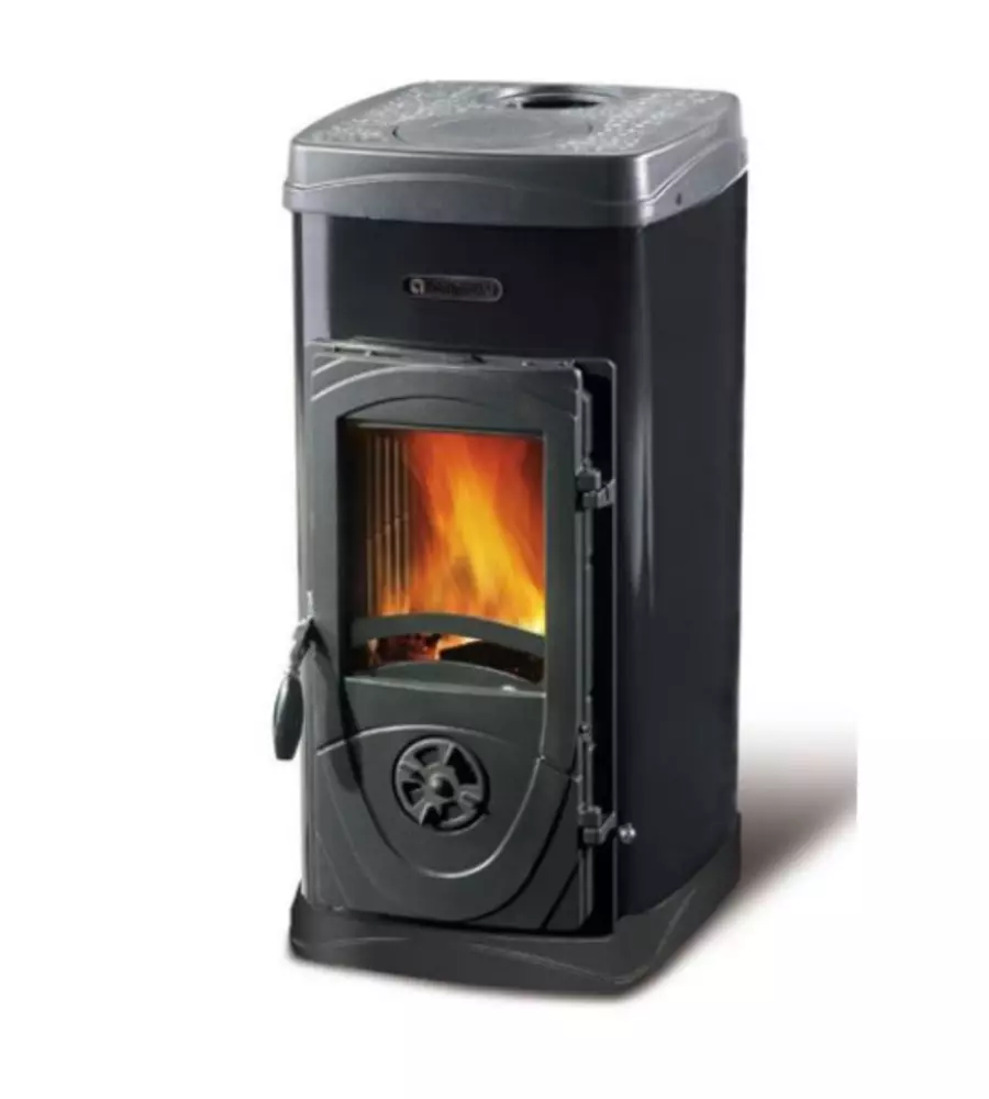 Stufa a legna La Nordica Extraflame "Super Junior" nero 5,7 kW