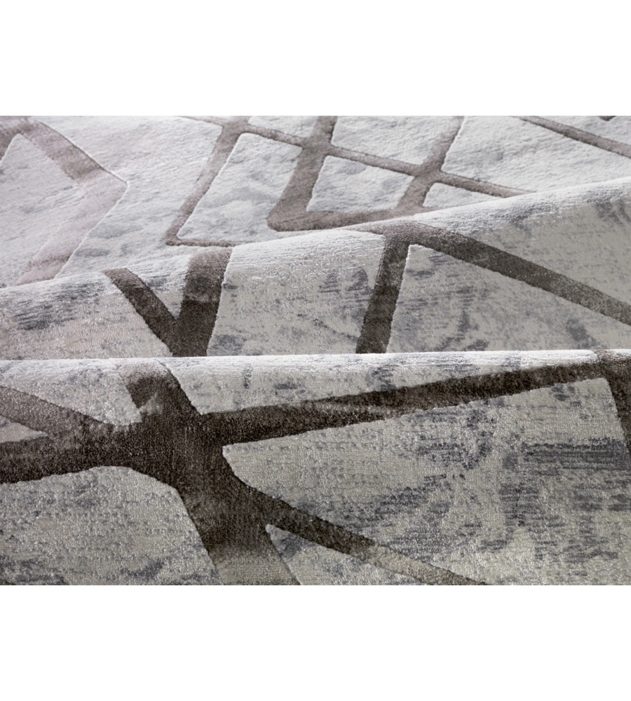 TAPPETO "DOUBLE" MARRONE, 160X230 CM