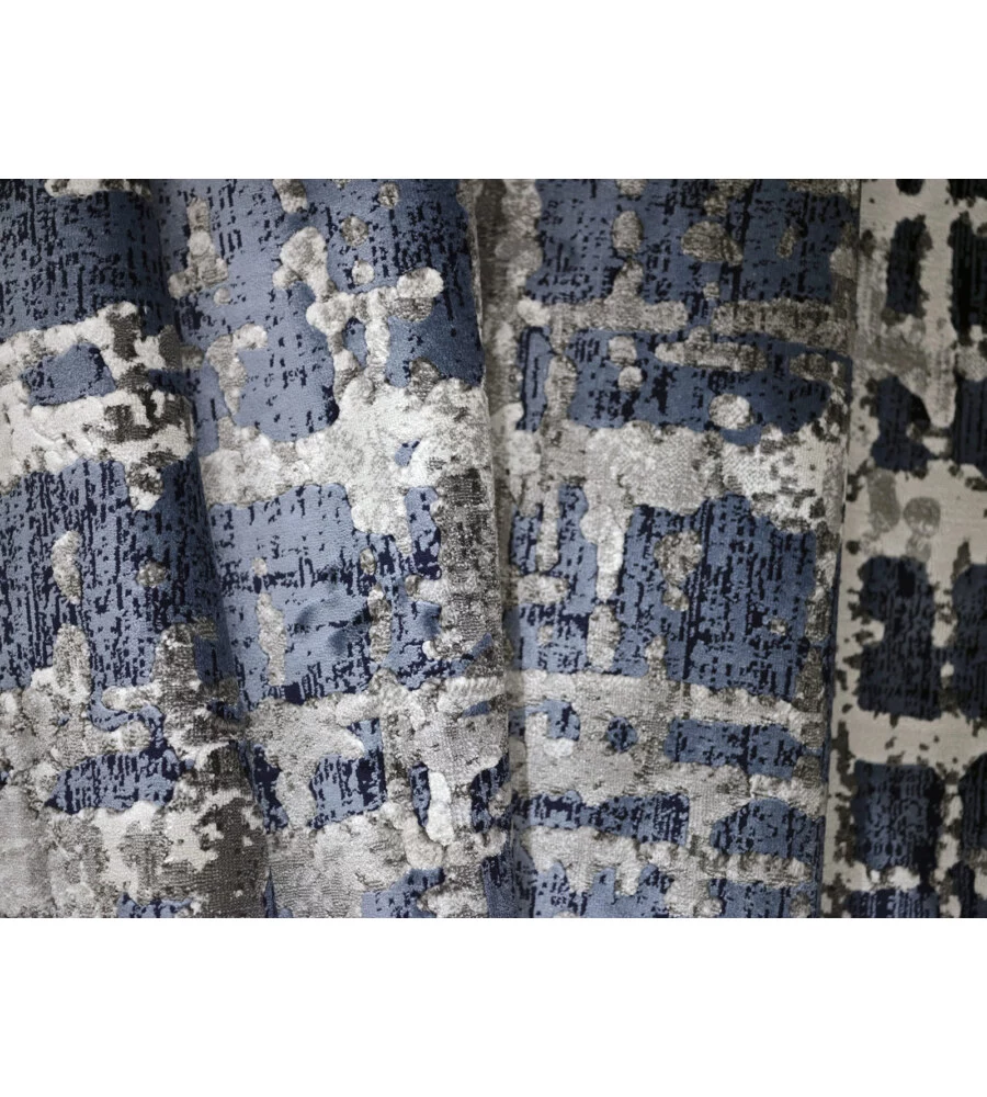 TAPPETO "DOUBLE" BLU, 110X170 CM
