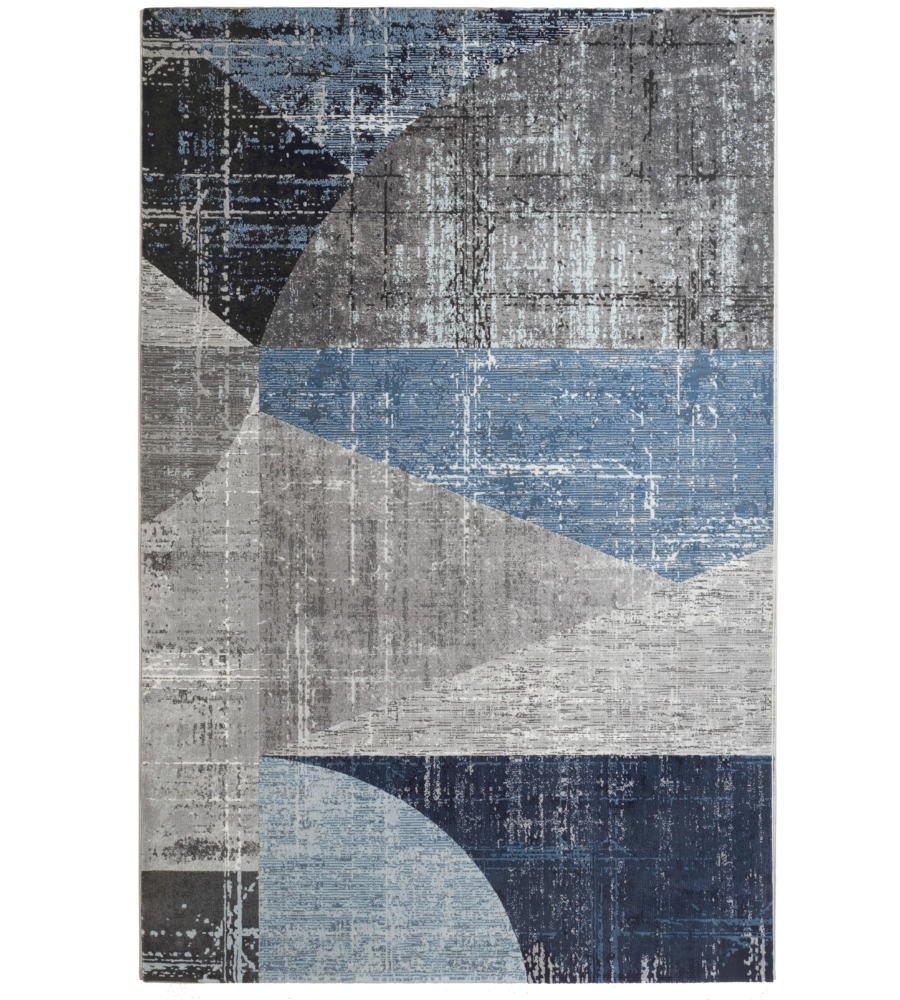 TAPPETO "DOUBLE" BLU CELESTE, 160X230 CM