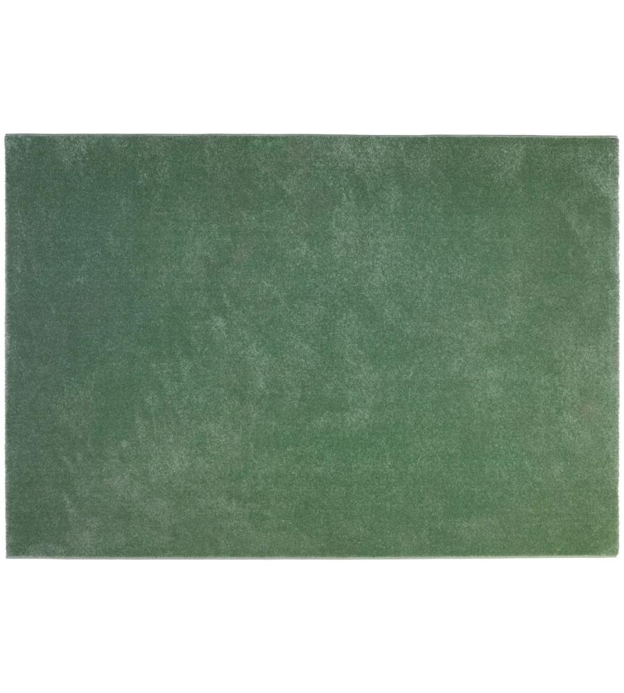 TAPPETO "MILANO" TINTA UNITA VERDE, 110X170 CM