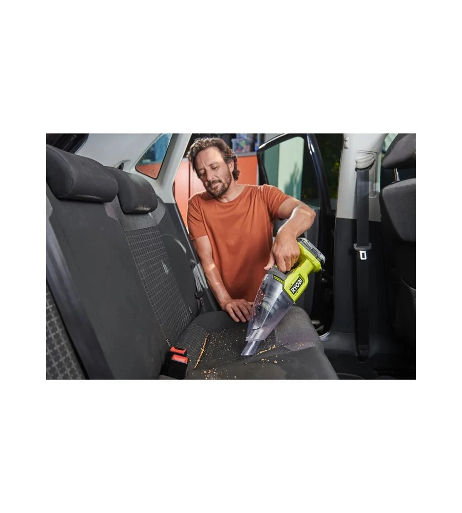 ASPIRATORE COMPATTO RHV18-0, SOLO CORPO MACCHINA BATTERIA NON INCLUSA - RYOBI