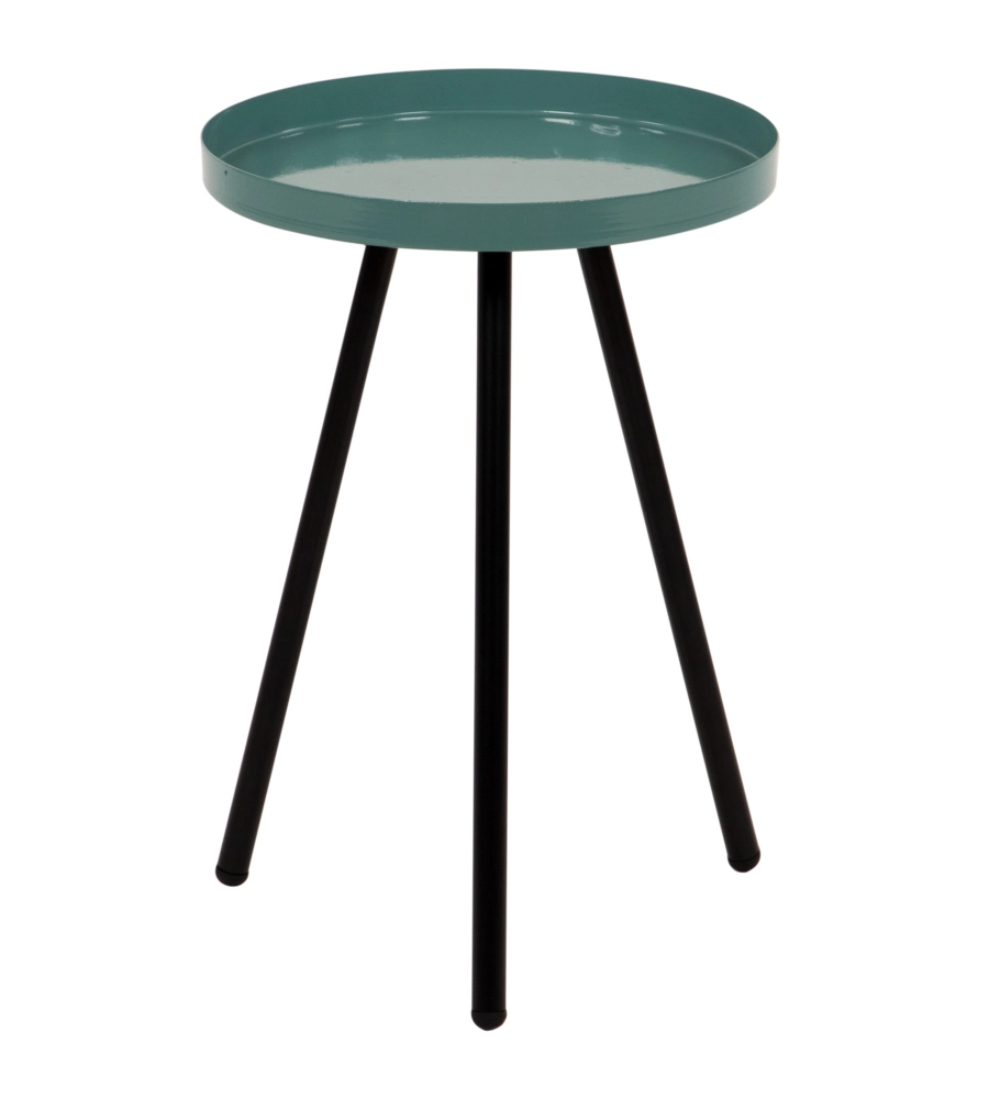 TAVOLINO SALOTTO "DALTON" VERDE, Ø30 CM