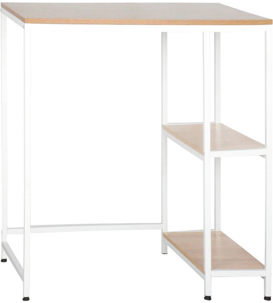 MOBILE LAVATRICE "JANET" BIANCO E LEGNO, 90X60X93 CM