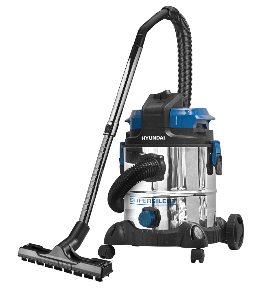 ASPIRATORE SOLIDI LIQUIDI SILENZIATO ELETTRICO HYUNDAI 1000W 20 LT 26,7 L/S - 45025
