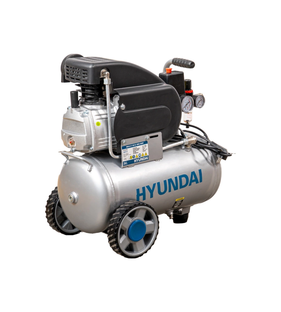 COMPRESSORE ARIA LUBRIFICATO HYUNDAI 24L 2HP - COD. 65650