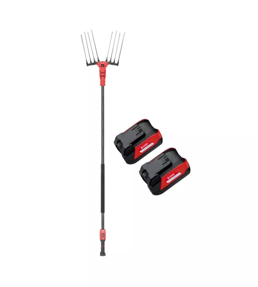 ABBACCHIATORE OLIVE A BATTERIA BLUE BIRD "OLIMPO 23-56" MOVIMENTO OSCILLATORIO LATERALE 21V + 2 BATTERIE 21V 5AH