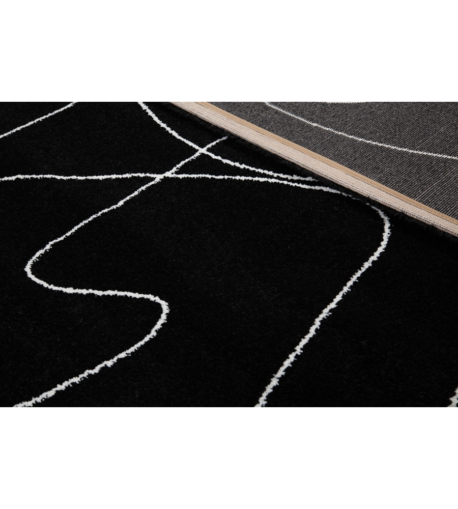 TAPPETO "ATELIER" NERO, 160X230 CM