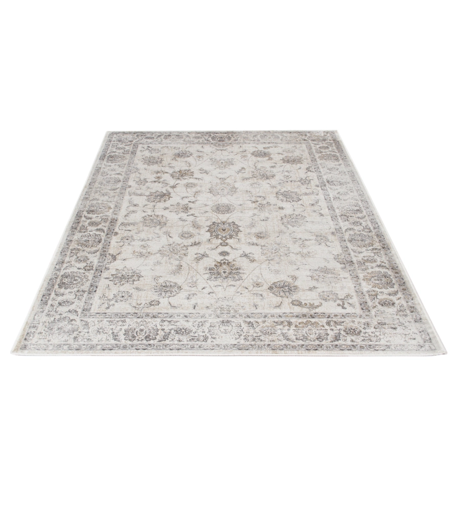 TAPPETO "VINTAGE" GRIGIO FLOREALE, 160X230 CM