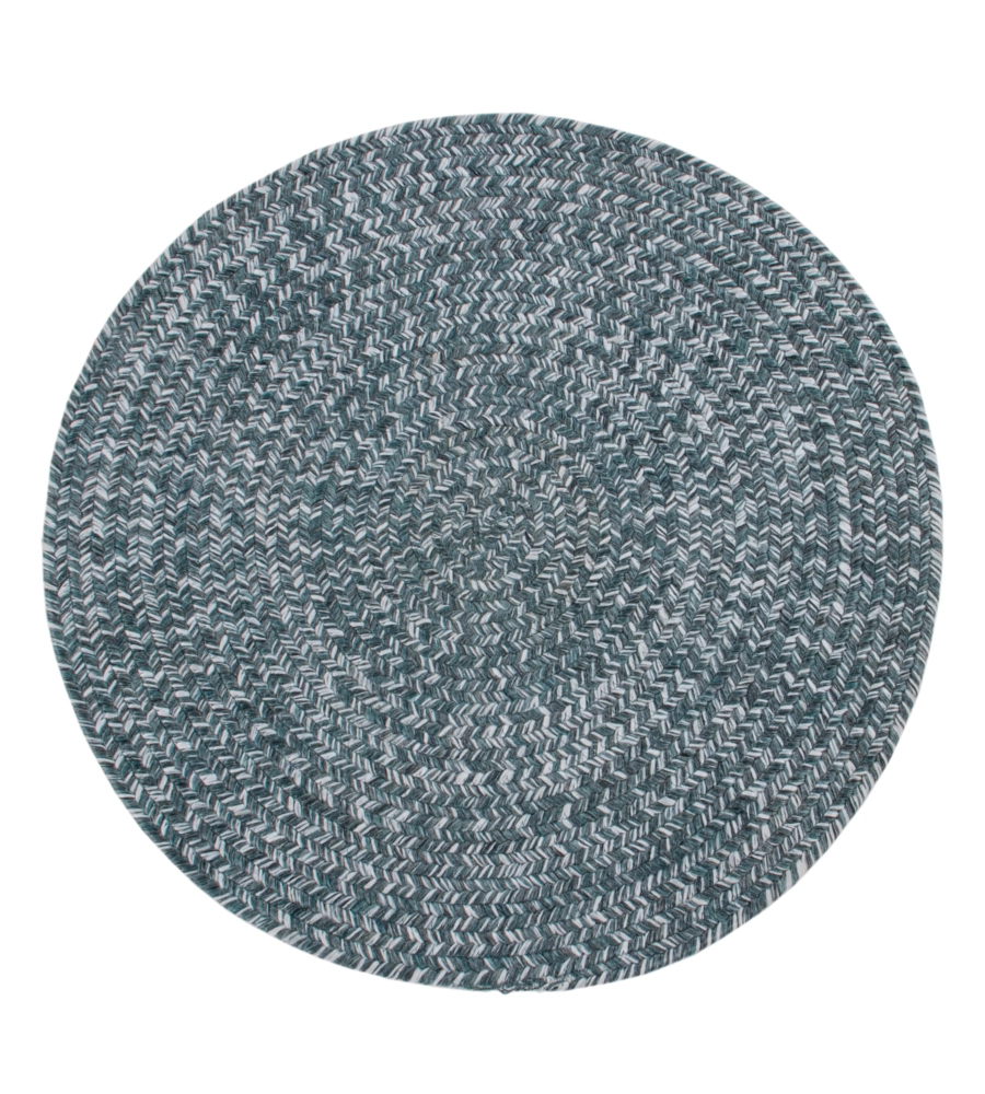 TAPPETO "SOLID" ROTONDO ACQUA, Ø 120 CM