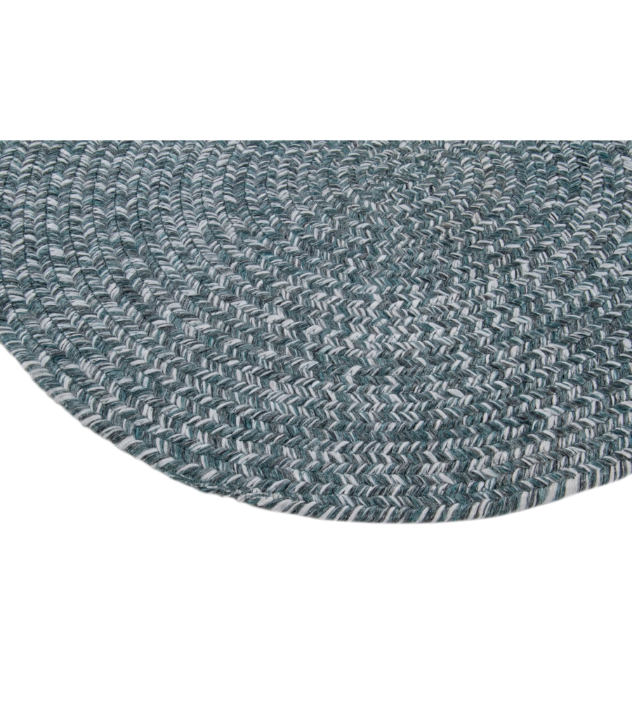 TAPPETO "SOLID" ROTONDO ACQUA, Ø 120 CM
