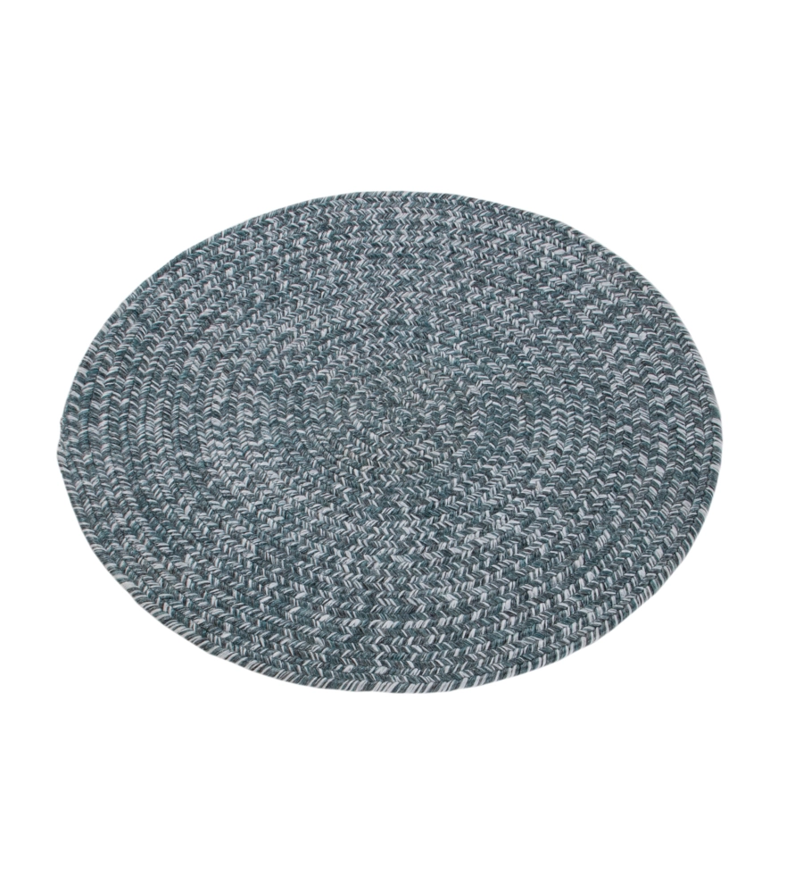TAPPETO "SOLID" ROTONDO ACQUA, Ø 120 CM