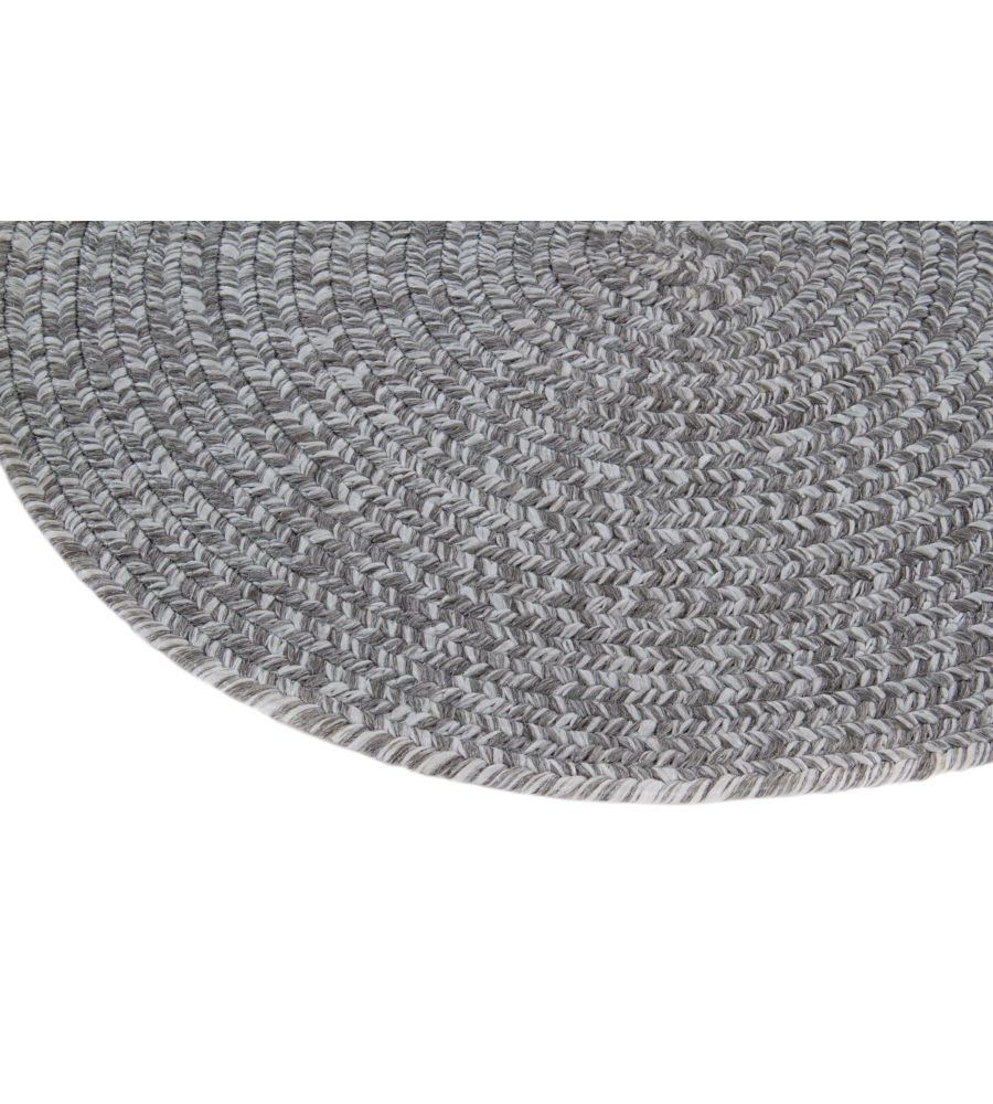 TAPPETO "SOLID" ROTONDO GRIGIO CHIARO, Ø 120 CM