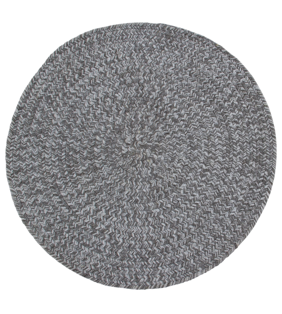 TAPPETO "SOLID" ROTONDO GRIGIO CHIARO, Ø 120 CM