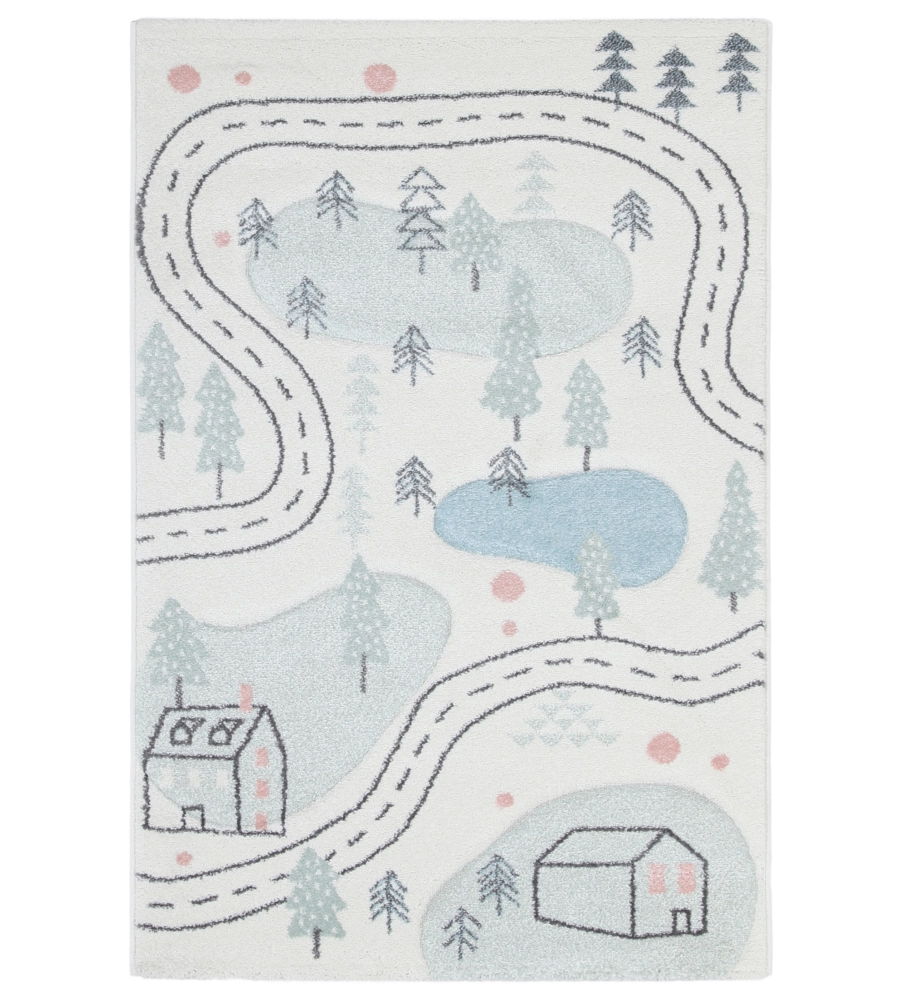 TAPPETO "FANTASIA" NORDICA FORESTA, 100X150 CM
