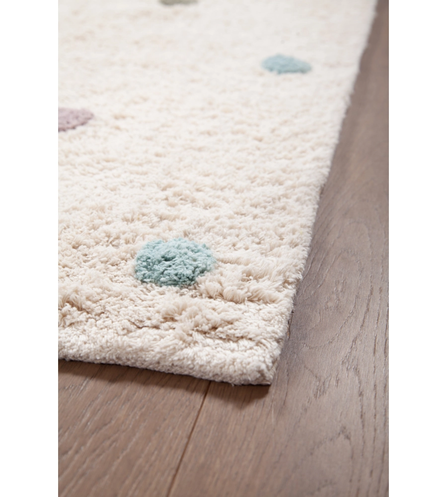 TAPPETO "FANTASIA 4" COTONE MULTICOLOR, 150X100 CM