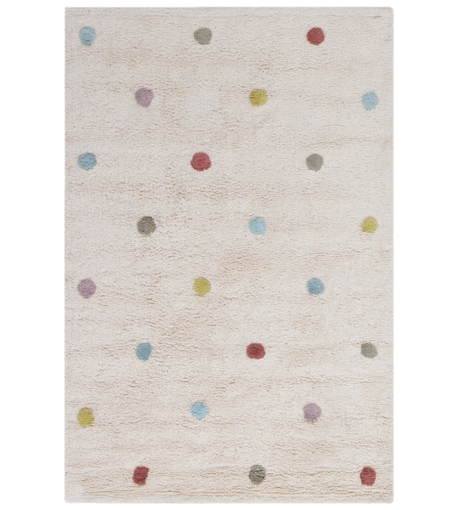 TAPPETO "FANTASIA 4" COTONE MULTICOLOR, 150X100 CM