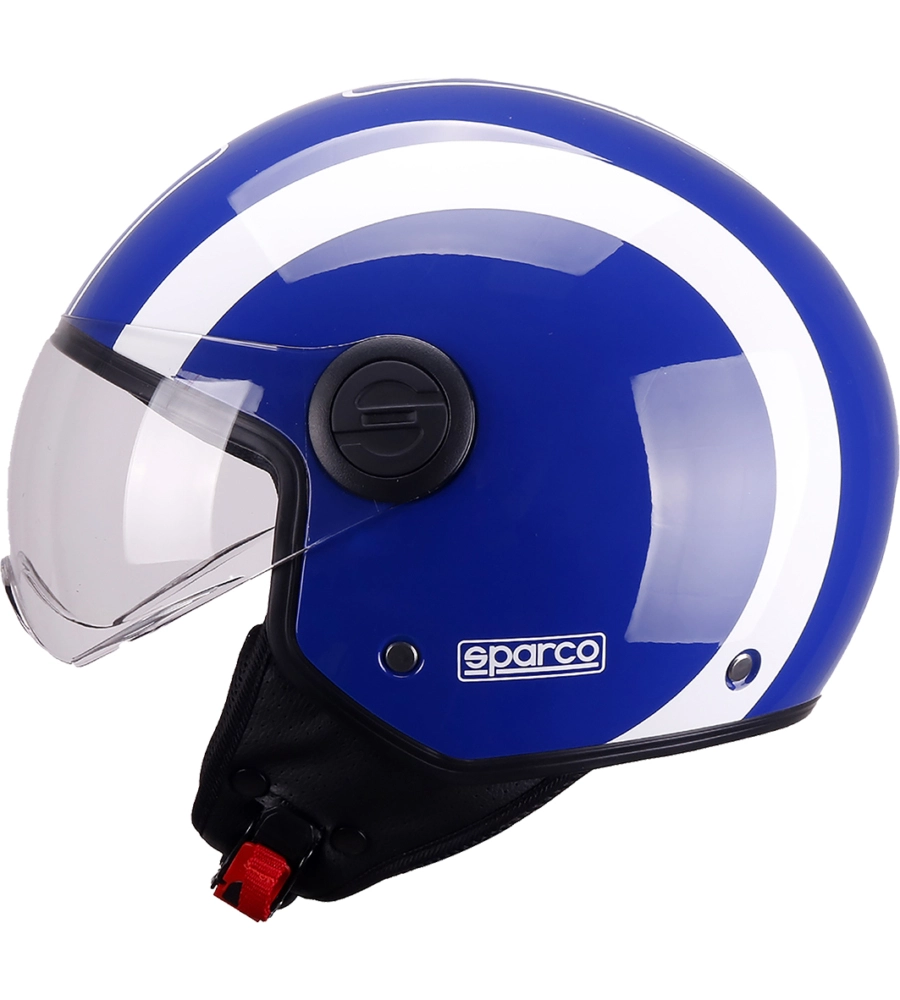 CASCO MOTO SPARCO SP601 BLU/BIANCO TG.M