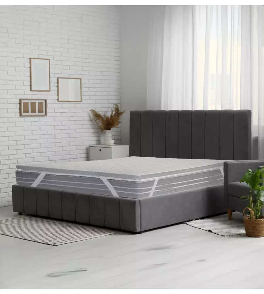 Topper matrimoniale anatomico "Memory 3D" 160x190 cm