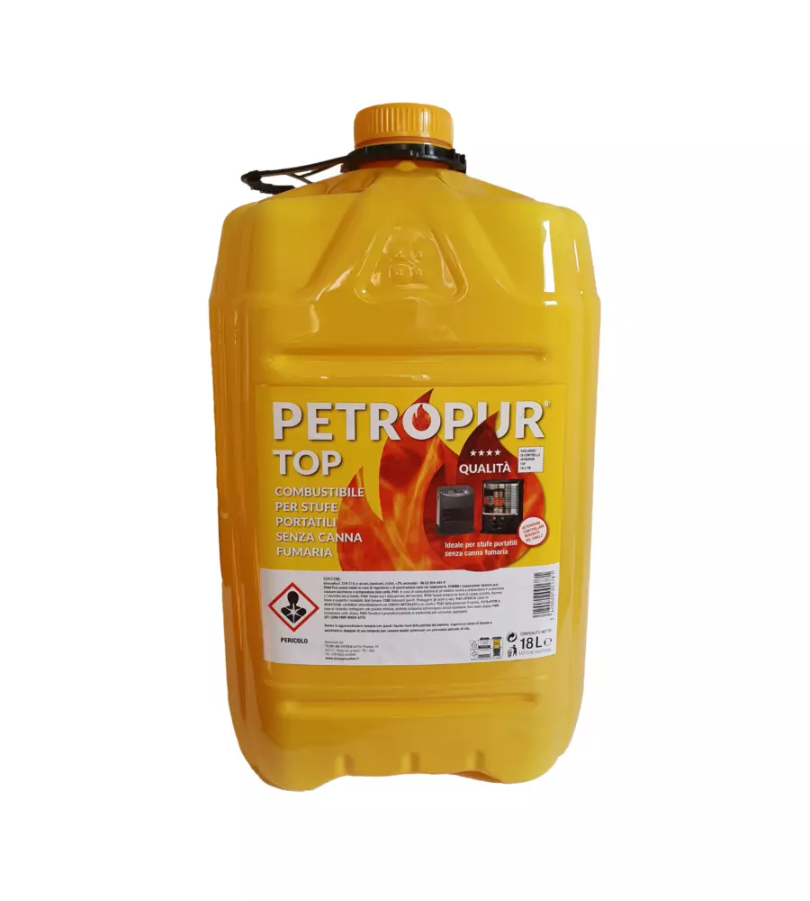 COMBUSTIBILE LIQUIDO PETROPUR TOP 30 TANICHE DA 18LT - TOTALE DI 540 LITRI