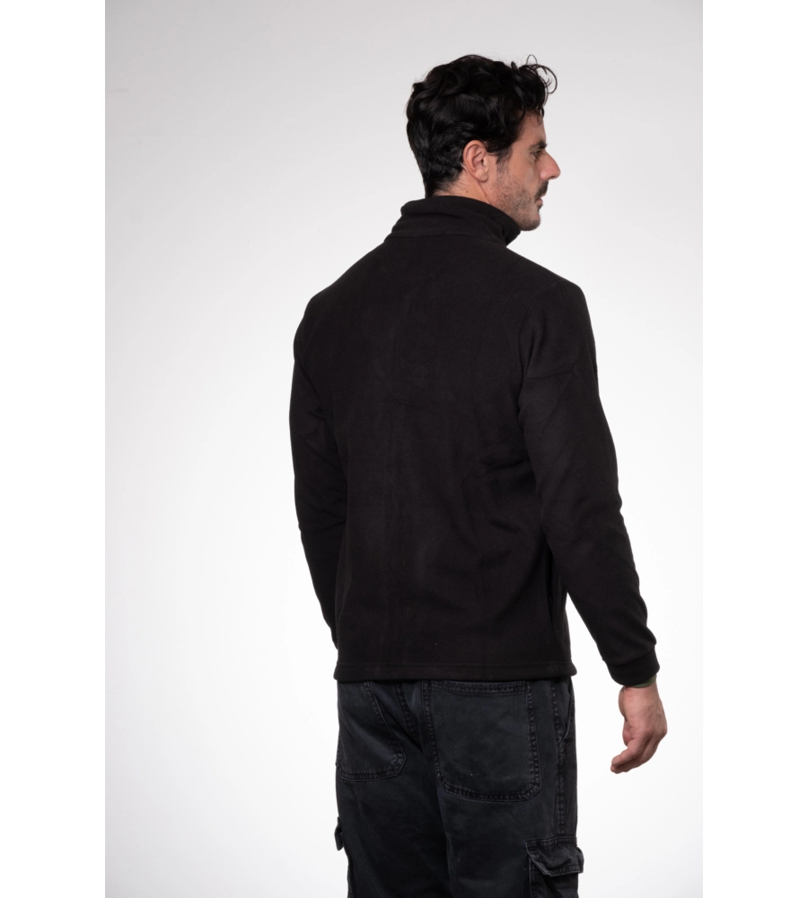 GILET DA LAVORO IN PILE WRK "WRK503" COLORE NERO SENZA CAPPUCCIO, TG L