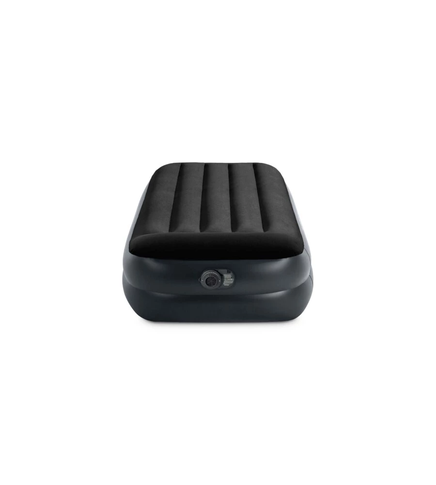 MATERASSO SINGOLO AUTOGONFIANTE INTEX "AIRBED DURA-BEAM PILLOW REST RAISED" COLORE BLU SCURO, 99X191X42 CM - COD. 64122ND