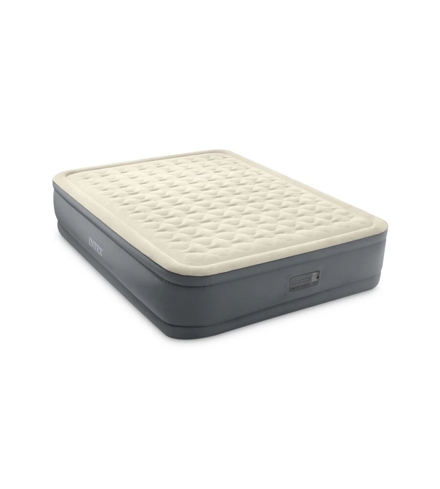 MATERASSO MATRIMONIALE AUTOGONFIANTE INTEX "AIRBED DURA-BEAM PREMAIRE II" COLORE BEIGE CON CONNESSIONE BLUETOOTH, 152X203X46 CM - COD. 64926ND