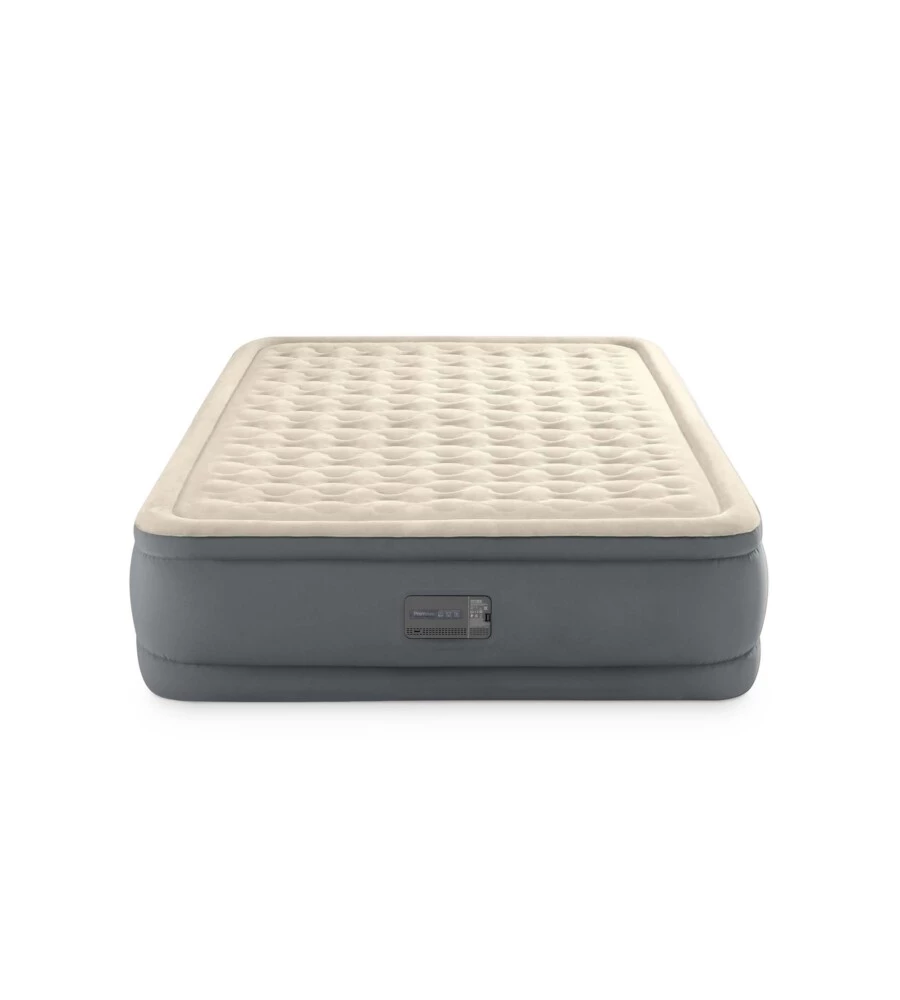 MATERASSO MATRIMONIALE AUTOGONFIANTE INTEX "AIRBED DURA-BEAM PREMAIRE II" COLORE BEIGE CON CONNESSIONE BLUETOOTH, 152X203X46 CM - COD. 64926ND