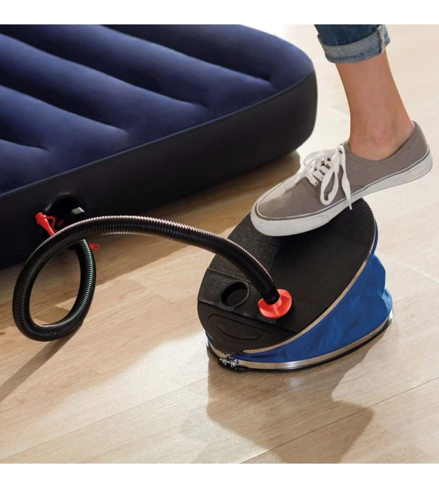 POMPA A PEDALE INTEX "GRANDE" PER GONFIABILI CON 3 UGELLI, 30 CM - COD. 68610