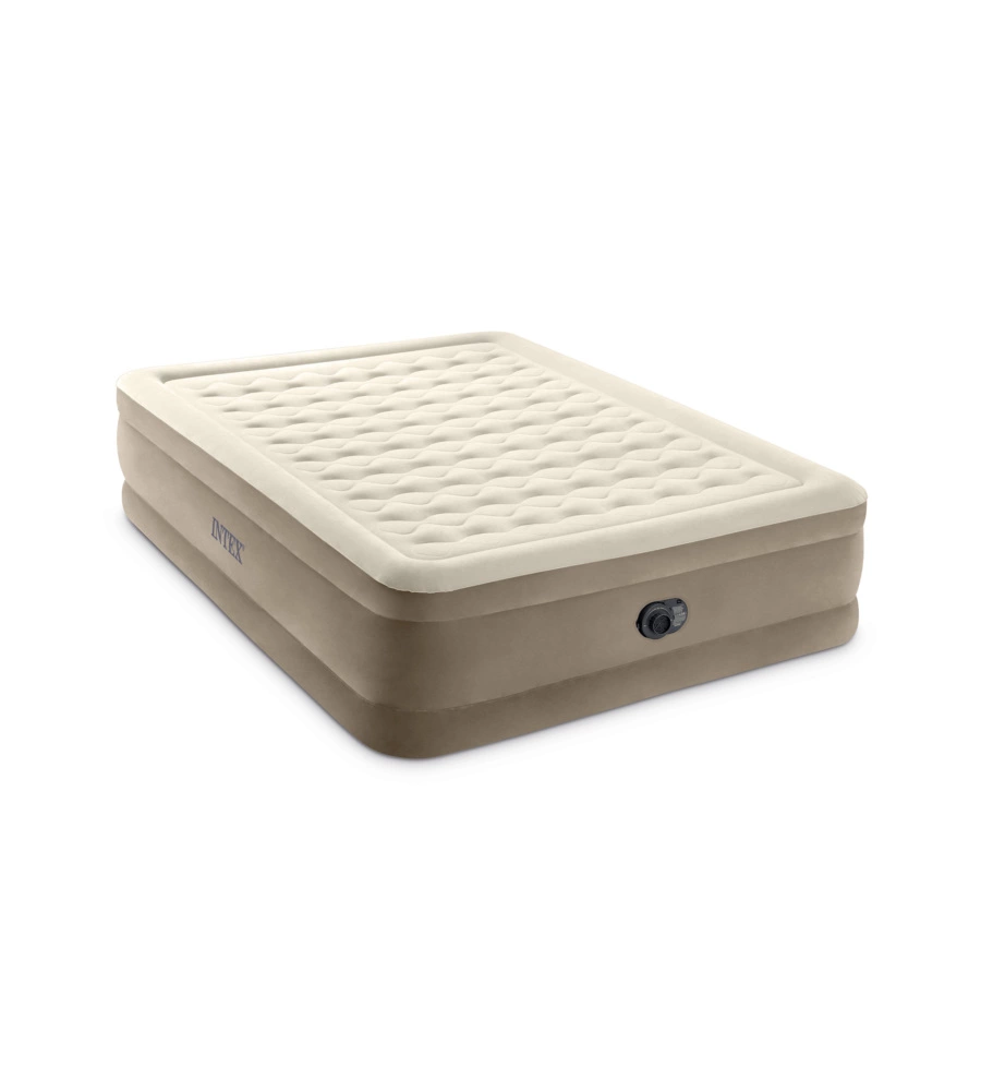 MATERASSO MATRIMONIALE AUTOGONFIANTE INTEX "AIRBED ULTRA PUSH" COLORE BEIGE, 152X203X46 CM - COD. 64428ND