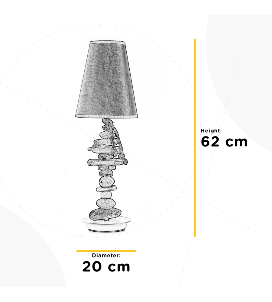 LAMPADA DA TAVOLO ONLI GRANDE "KUBRA" E27