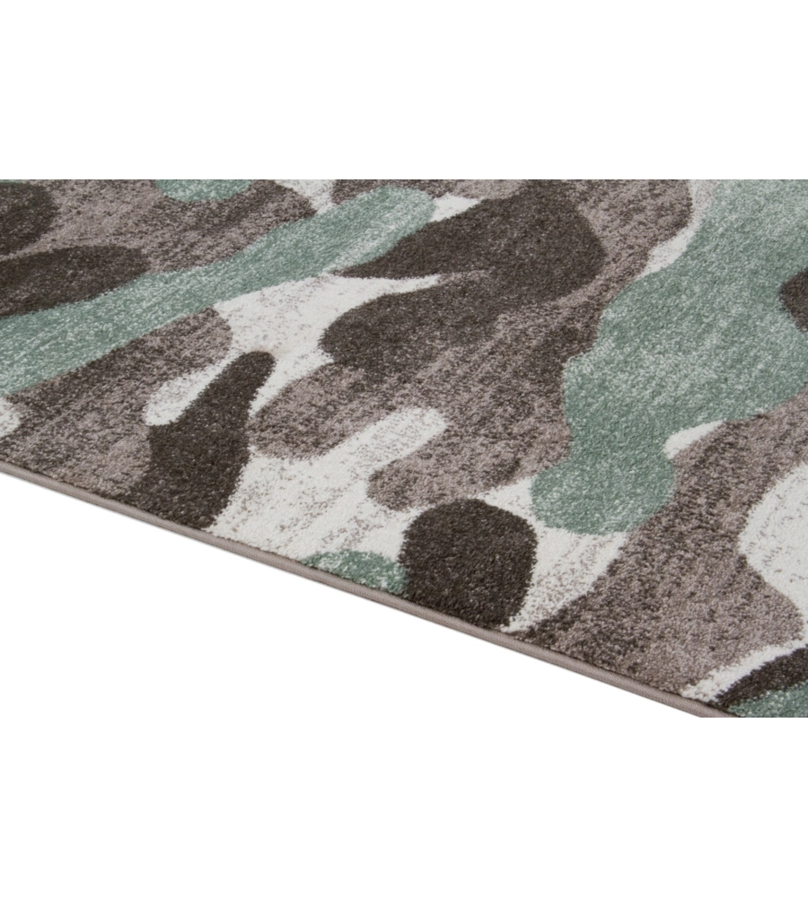 TAPPETO "CAMOUFLAGE" GRIGIO, 170X120 CM