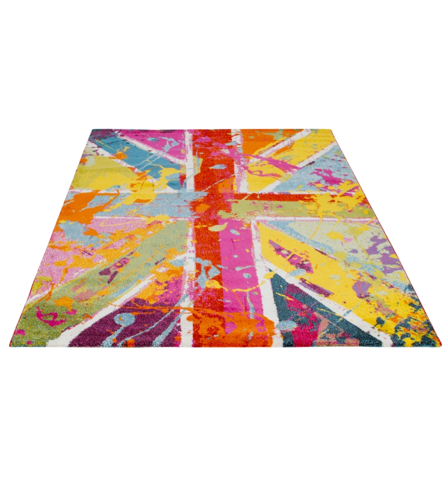 TAPPETO "METROPOLITAN UK" MULTICOLOR, 170X120 CM