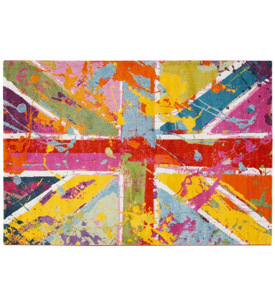 TAPPETO "METROPOLITAN UK" MULTICOLOR, 170X120 CM