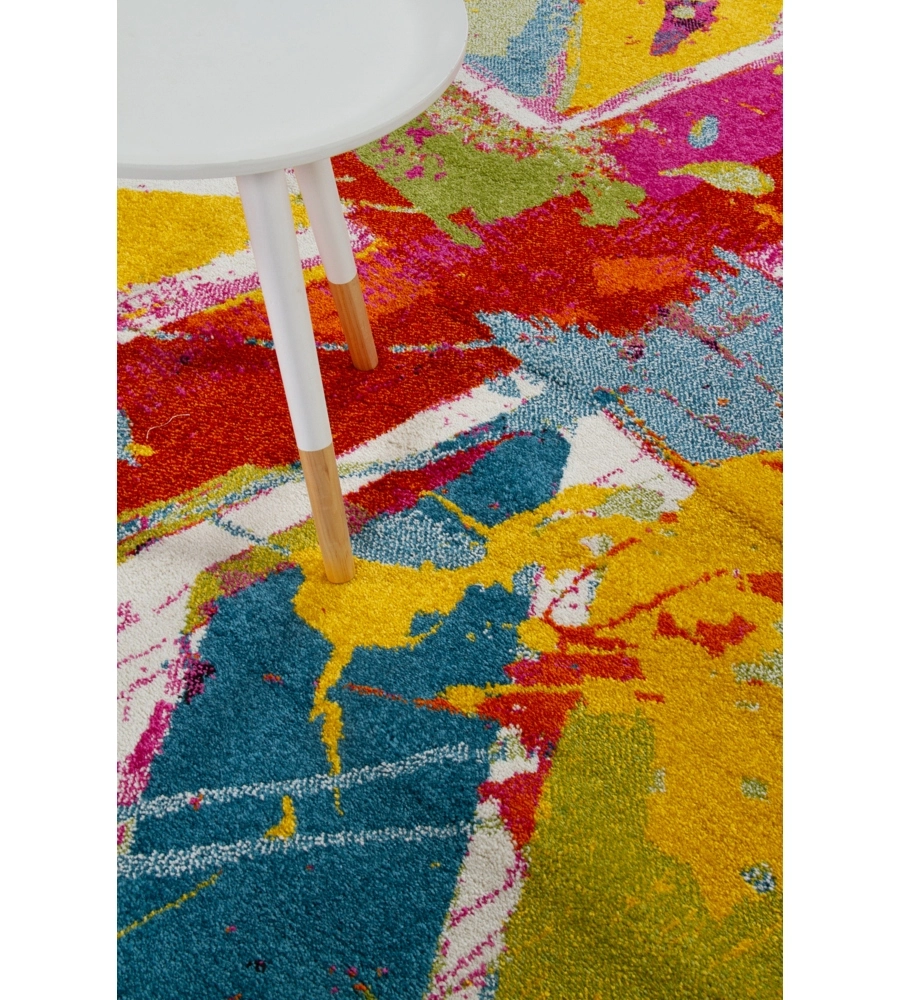 TAPPETO "METROPOLITAN UK" MULTICOLOR, 170X120 CM