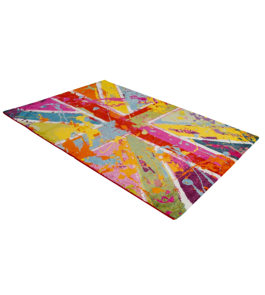 TAPPETO "METROPOLITAN UK" MULTICOLOR, 170X120 CM
