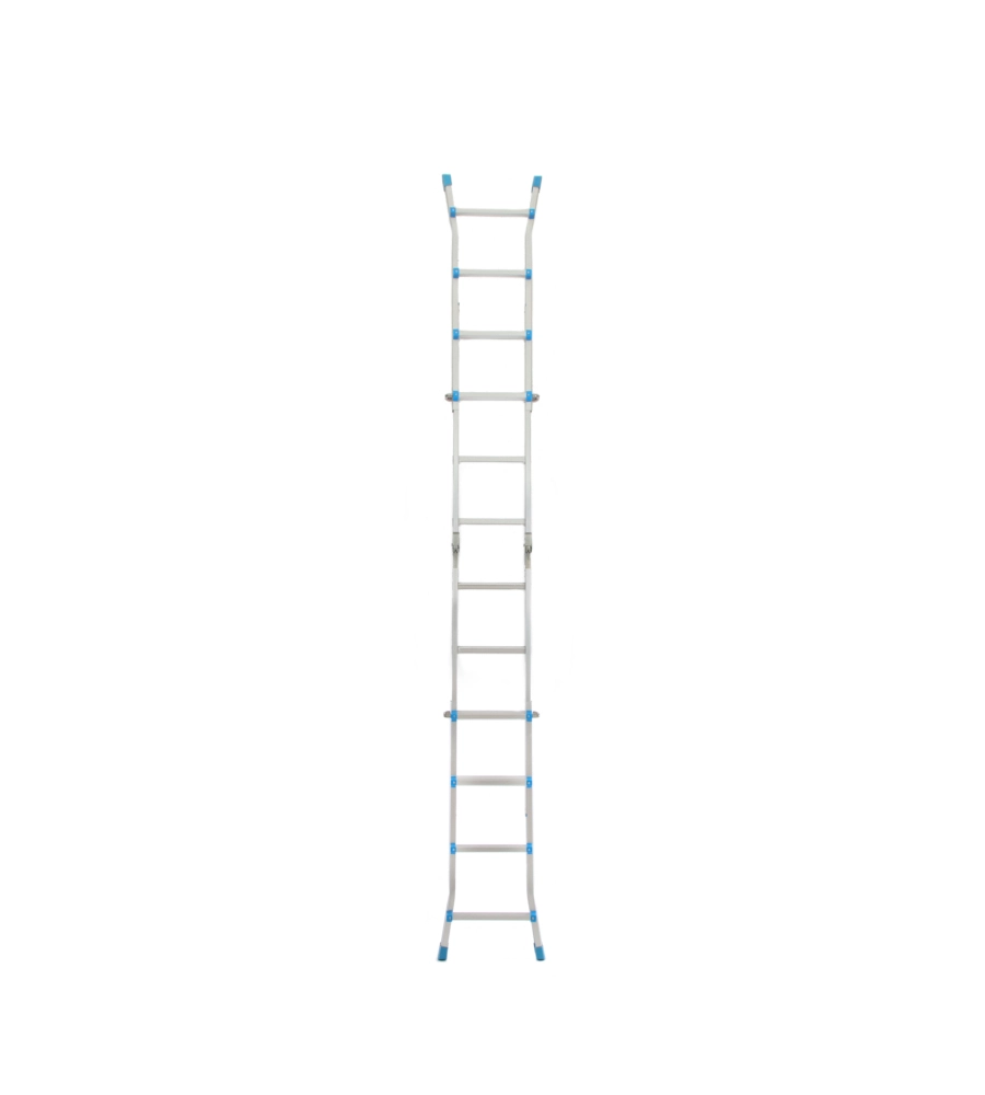 SCALA MULTIPOSIZIONE IN ALLUMINIO EASY SYSTEM 4+4 GRADINI