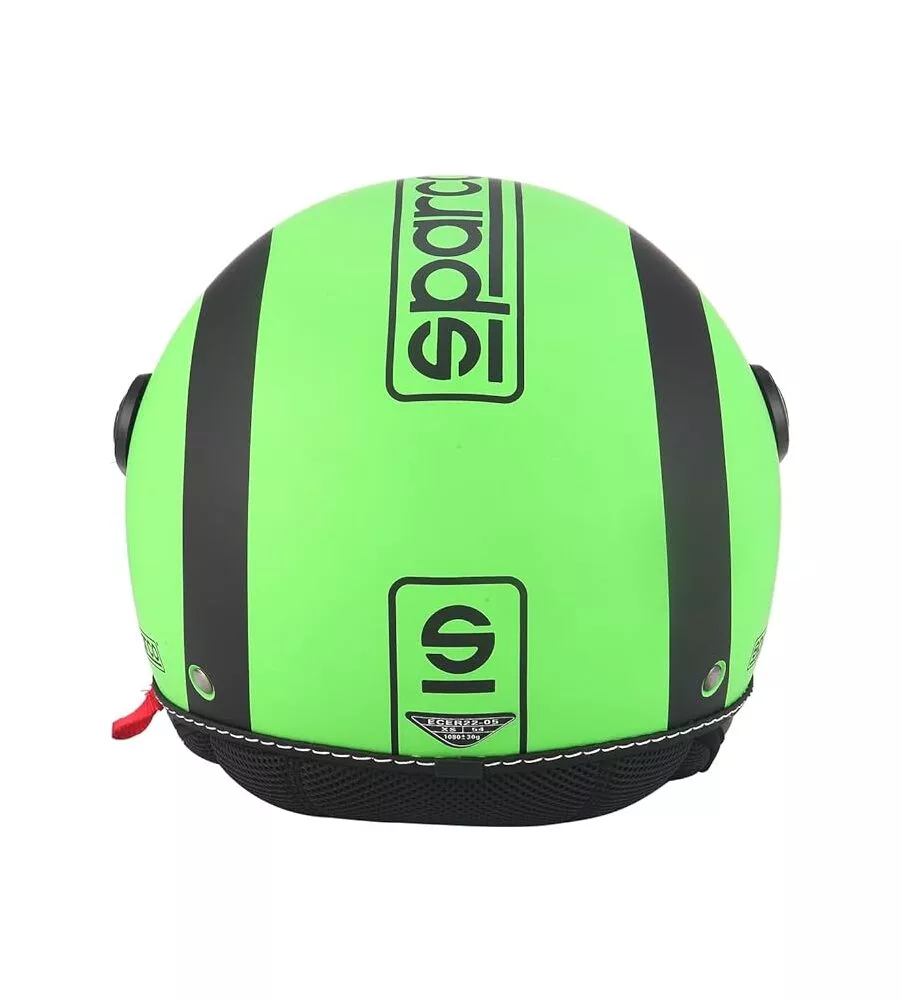 CASCO MOTO SPARCO "SP501" VERDE FLUO, TG XL