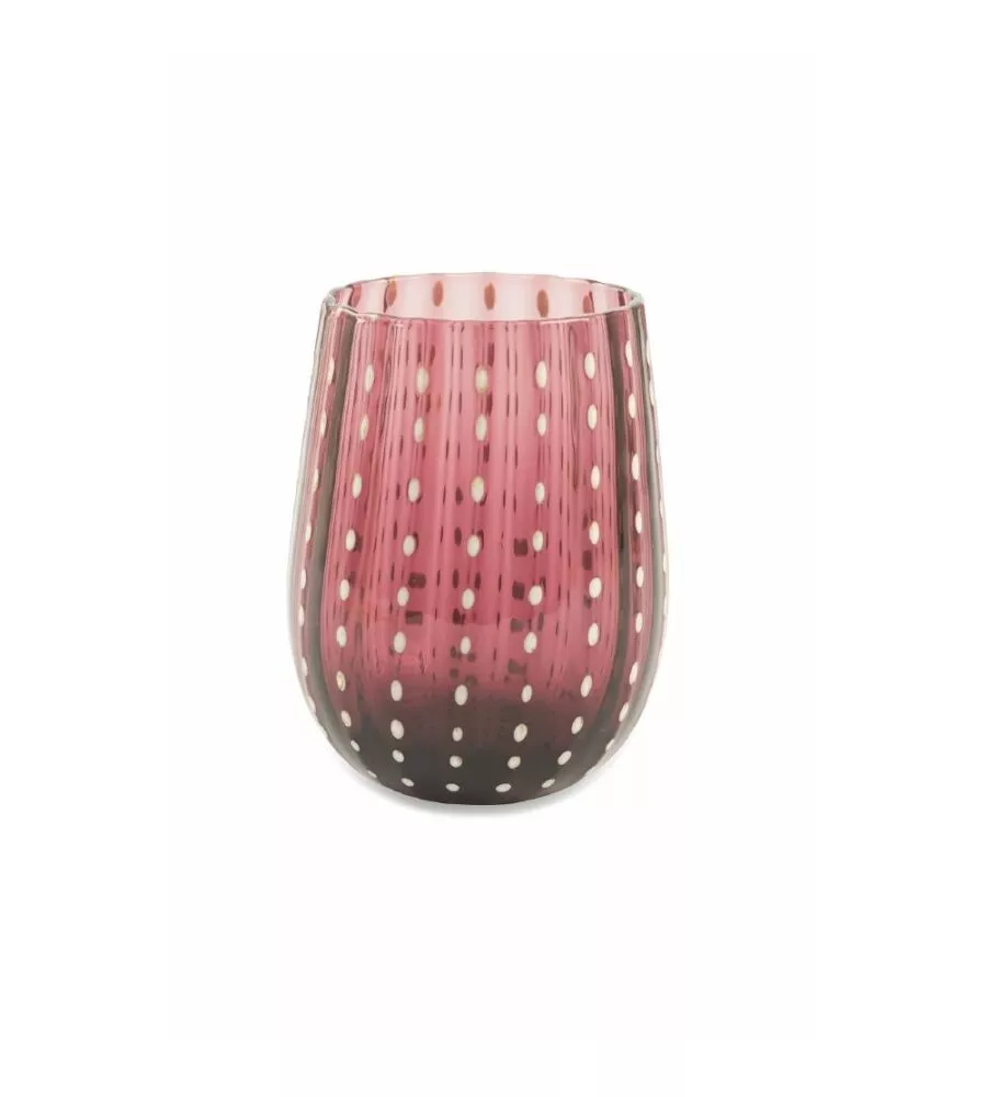 SERVIZIO DI BICCHIERI "SHIRAZ" IN VETRO COLORATO, 6 PEZZI