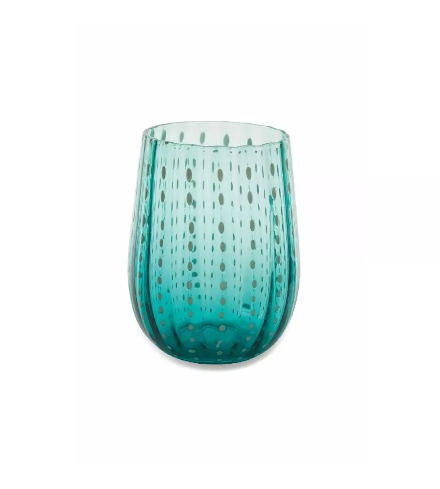SERVIZIO DI BICCHIERI "SHIRAZ" IN VETRO COLORATO, 6 PEZZI