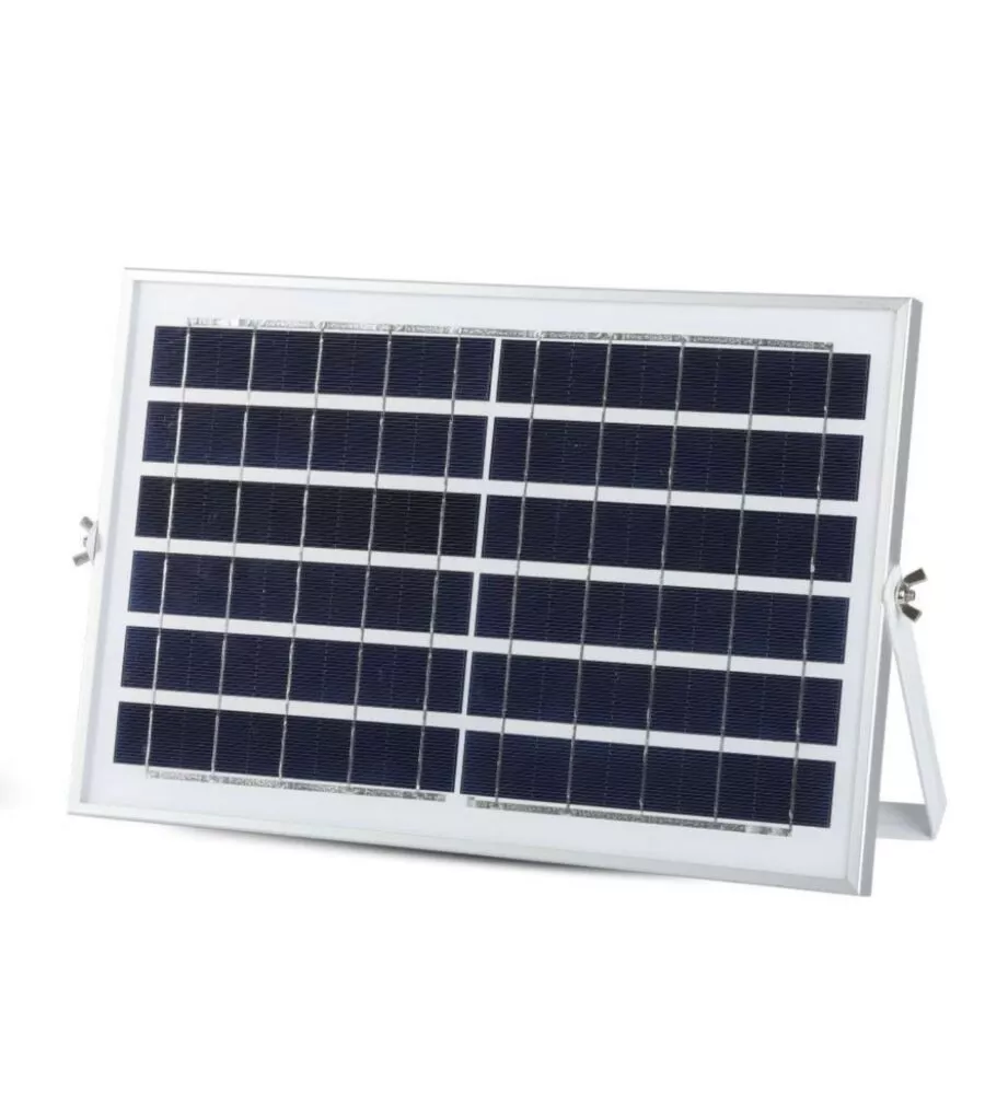 PANNELLO LED A RICARICA SOLARE 12W, 6000K