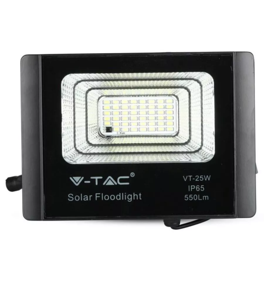 PANNELLO LED A RICARICA SOLARE 12W, 4000K