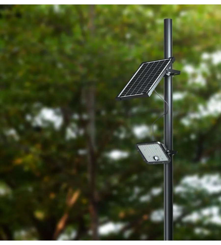 PANNELLO LED A RICARICA SOLARE 12,5 W, 6400K