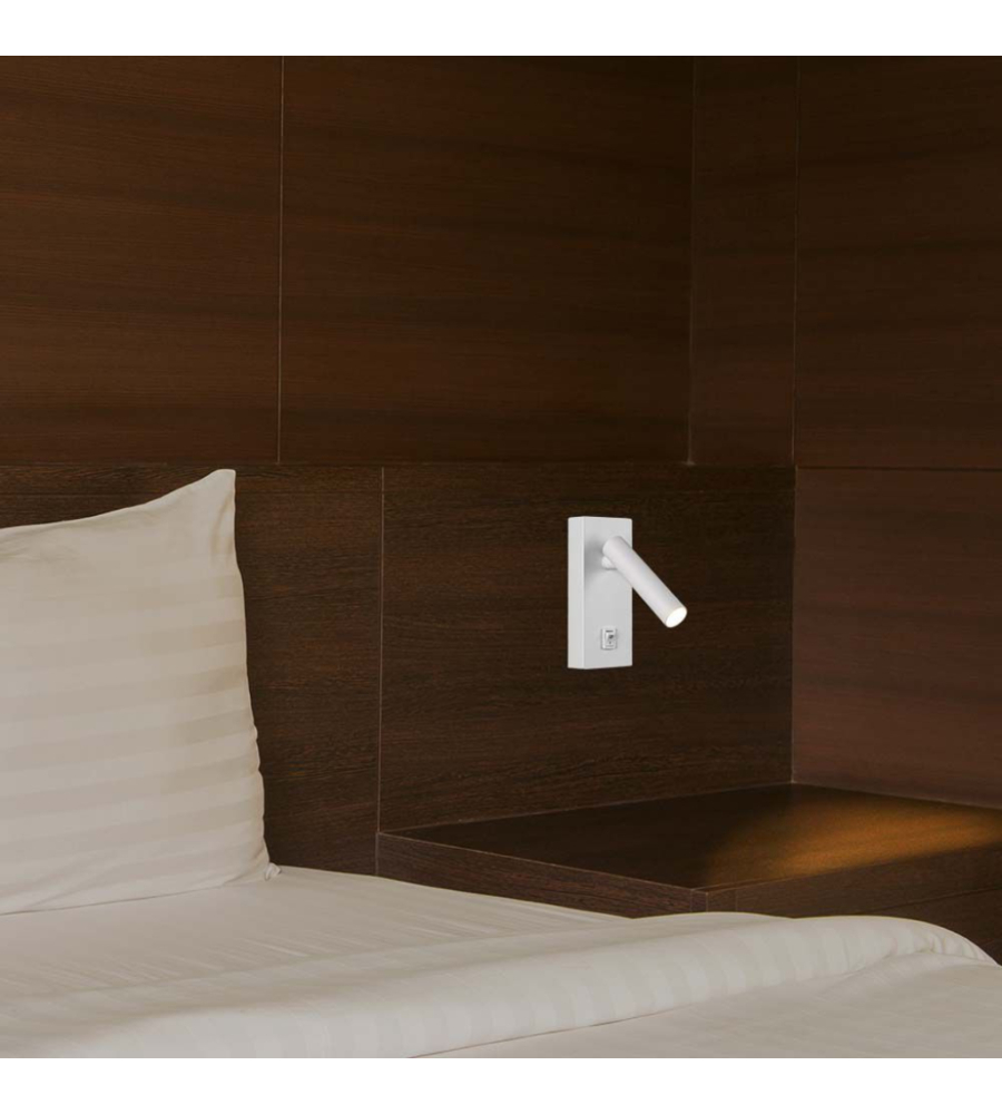 APPLIQUE DA HOTEL BIANCA PER LETTURA 2W, 4000K