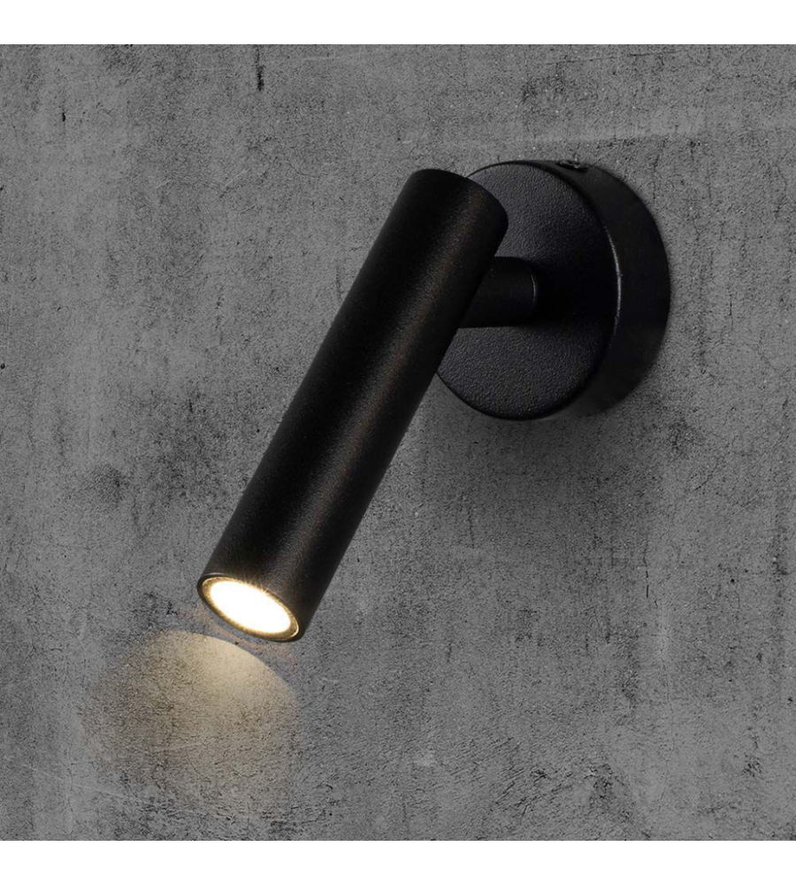 APPLIQUE SLIM DA HOTEL NERA PER LETTURA 2W, 4000K